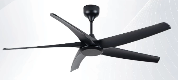 Rezo DC Motor Ceiling Fan- (60") 5 ABS Blade 18 Speed (F9+R9)  with Remote control - Matt Black