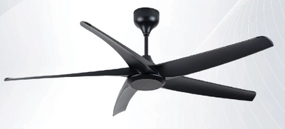 Rezo DC Motor Ceiling Fan- (60") 5 ABS Blade 18 Speed (F9+R9)  with Remote control - Matt Black