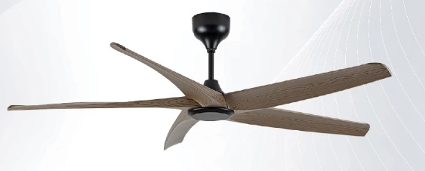 Rezo DC Motor Ceiling Fan- (60") 5 ABS Blade 18 Speed (F9+R9)  with Remote control - Matt Black