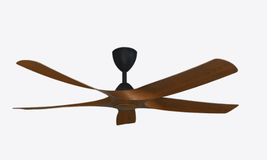 Alpha Ultra DC Motor Ceiling Fan - (56 ") 5 ABS Blade 8+8 Speed with Remote Control - Walnut