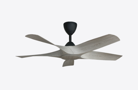 Alpha Ultra DC Motor Ceiling Fan - (48 ") 5 ABS Blade 8+8 Speed with Remote Control - Grey Wood