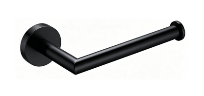 SUS304 Single Rod Paper Holder - Matt Black