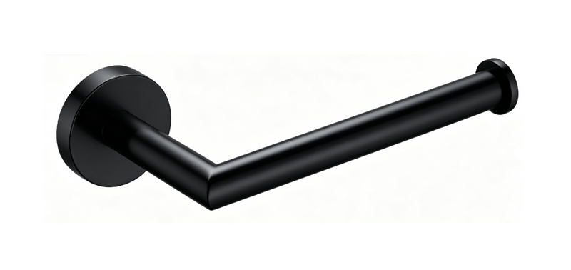 SUS304 Single Rod Paper Holder - Matt Black