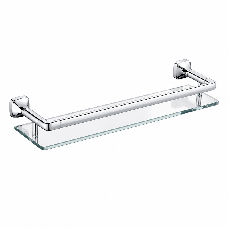 SUS304 Glass Shelf - Chrome