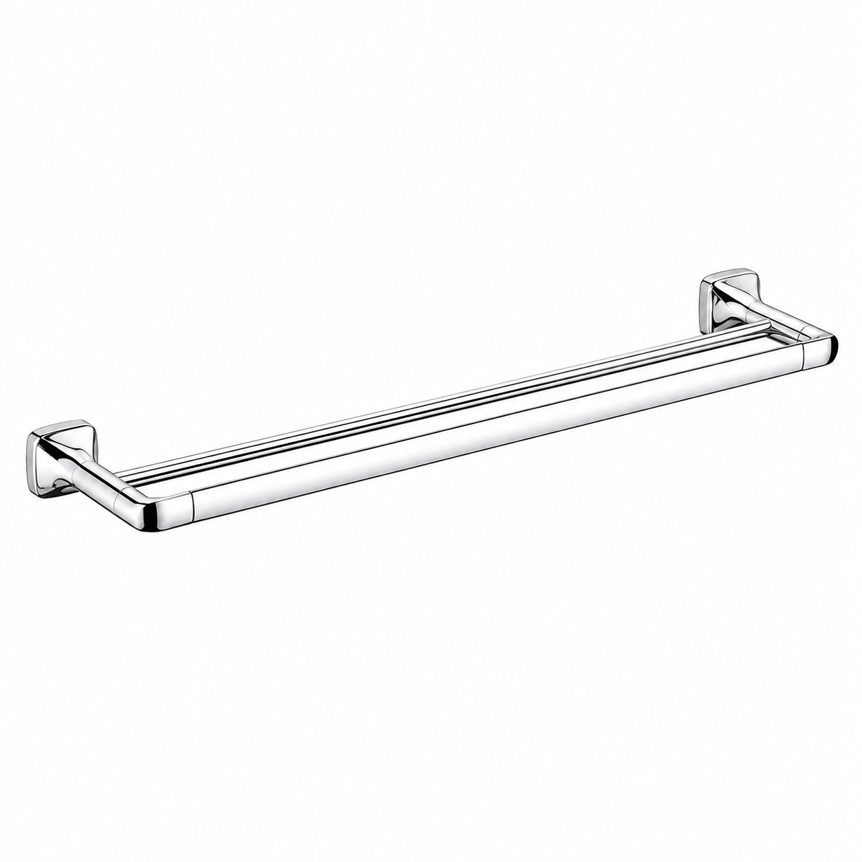SUS304 Double Towel Bar (L600mm) - Chrome