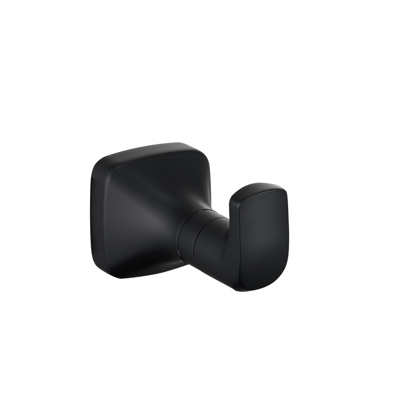 SUS304 Single Robe Hook - Matt Black