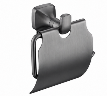 SUS304 Paper Holder with Cover - Matt Black