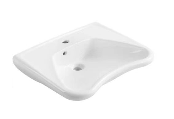 Handicap Wall Hung Basin - White
