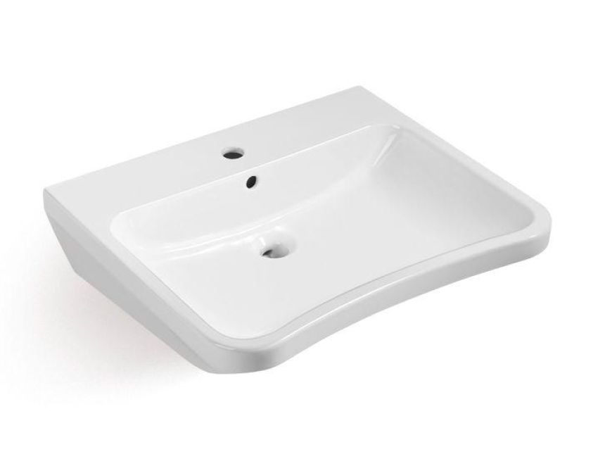 Handicap Wall Hung Basin - White