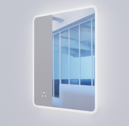 Rectangular LED Mirror c/w 3 Color+Dimmer+Defogging & Wave-On Off Button
