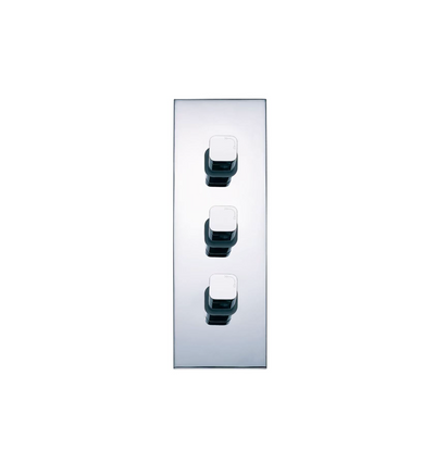 Three Way Concealed Bath Mixer with Diverter - Chrome