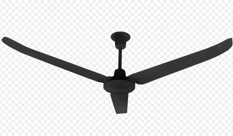 Rezo AC Motor Ceiling Fan (56")-3 Steel Blade -Matte Black