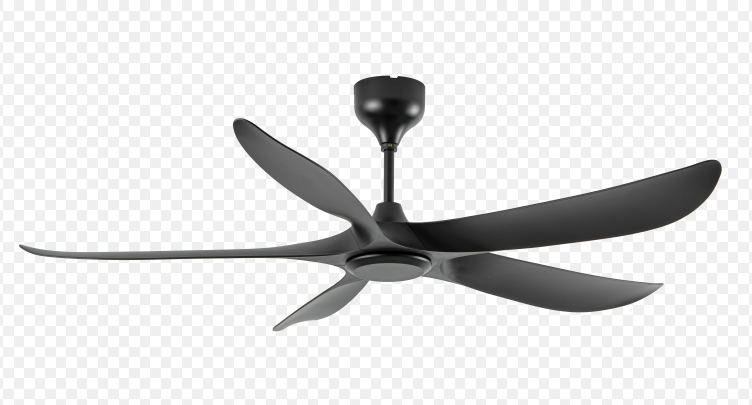 Rezo DC Motor Ceiling Fan- (46") 5 ABS Blade 18 Speed (F9+R9) with Remote control - Matt Black