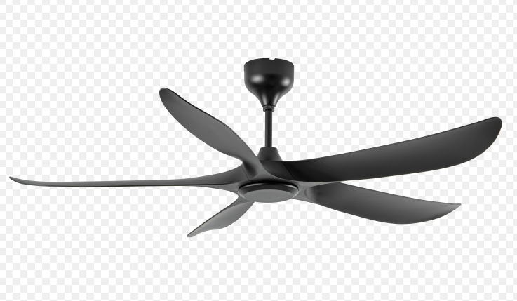 Rezo DC Motor Ceiling Fan- (58") 5 ABS Blade 18 Speed (F9+R9) with Remote control - Matt Black