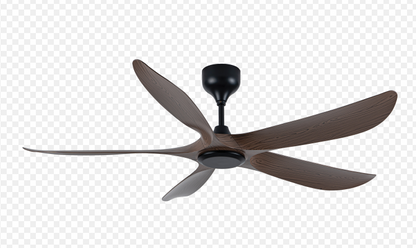 Rezo DC Motor Ceiling Fan- (58") 5 ABS Blade 18 Speed (F9+R9) with Remote control - Matt Black