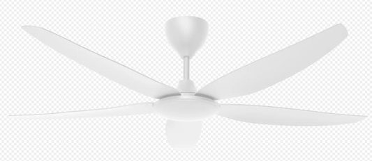 Rezo DC Motor Ceiling Fan- (56") 5 ABS Blade 18 Speed (F9+R9) with Remote control - Matt Black