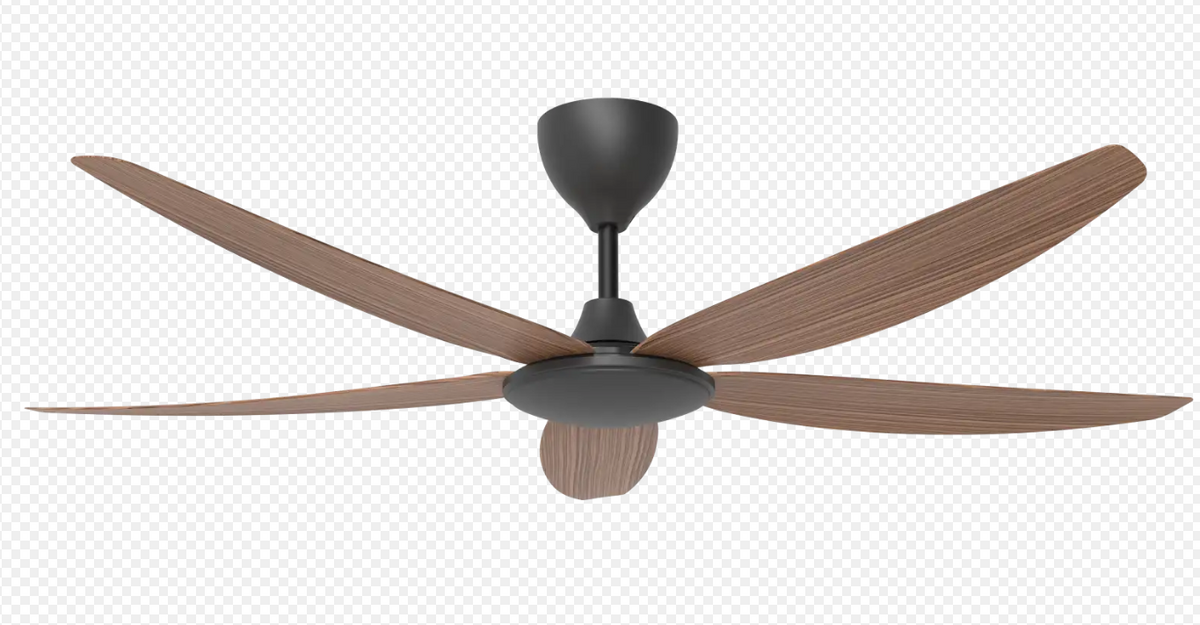 Rezo DC Motor Ceiling Fan- (56") 5 ABS Blade 18 Speed (F9+R9)  with Remote control - Matt Black