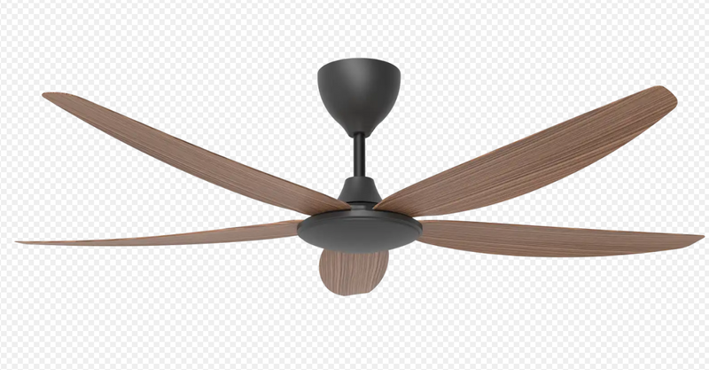 Rezo DC Motor Ceiling Fan- (56") 5 ABS Blade 18 Speed (F9+R9)  with Remote control - Matt Black