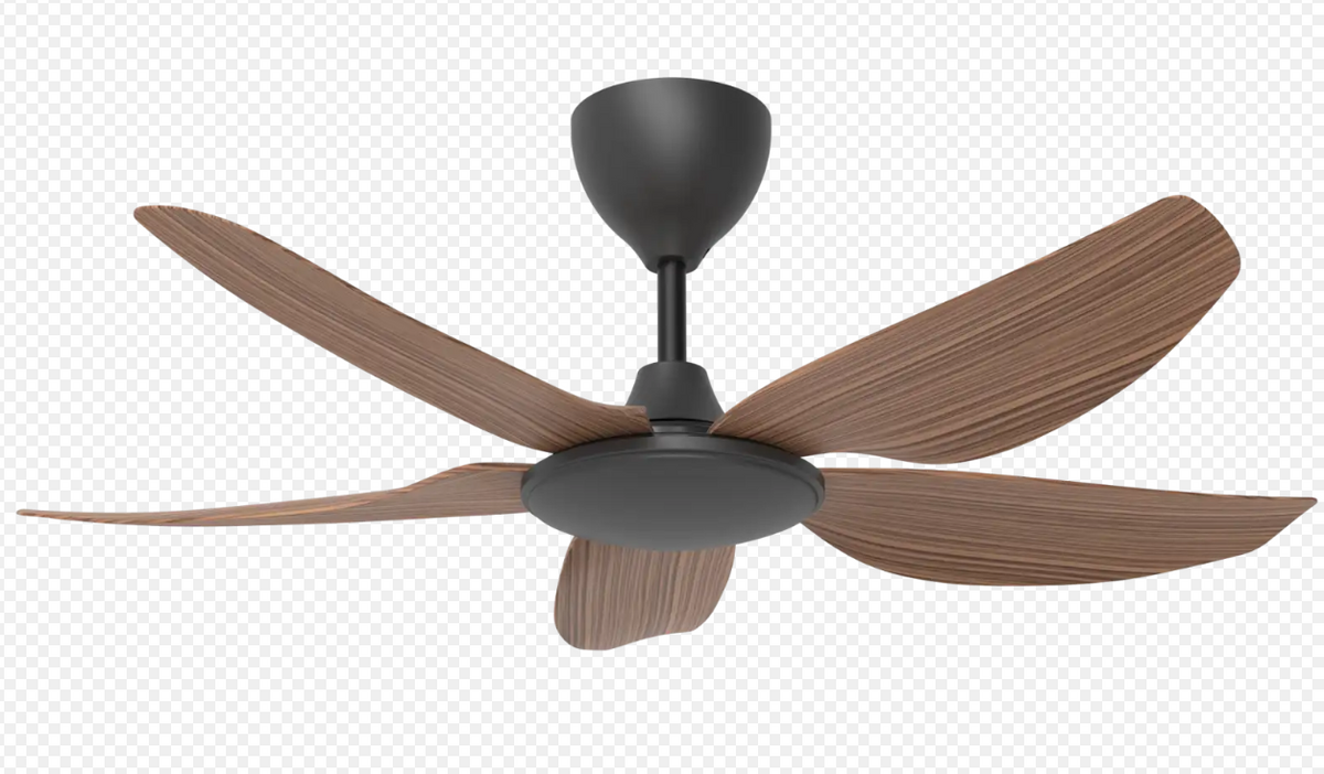 Rezo DC Motor Ceiling Fan- (42") 5 ABS Blade 18 Speed (F9+R9)  with Remote control - Matt Black