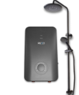 Rezo Instant Water Heater (DC Pump) c/w 3 in 1 Shower Slide Bar - Dark Grey