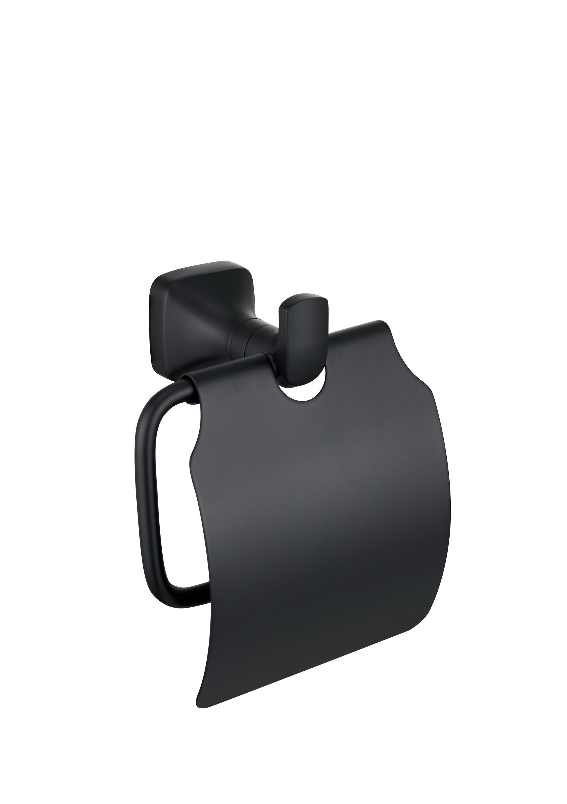 SUS304 Paper Holder with Cover - Matt Black