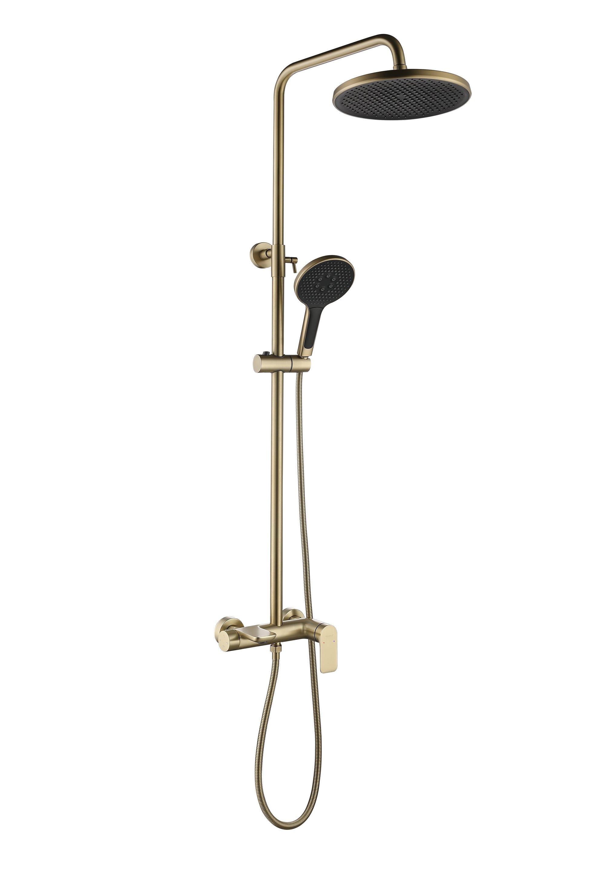 Exposed Shower Set - Matte Gold