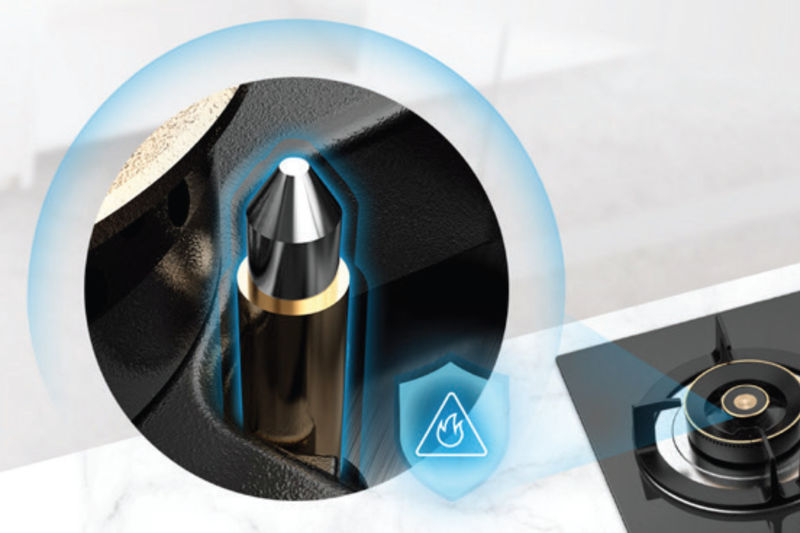 TEMP-SENSING FLAME FAILURE PROTECTION,GUARD YOUR SAFETY CONSCIOUSLY