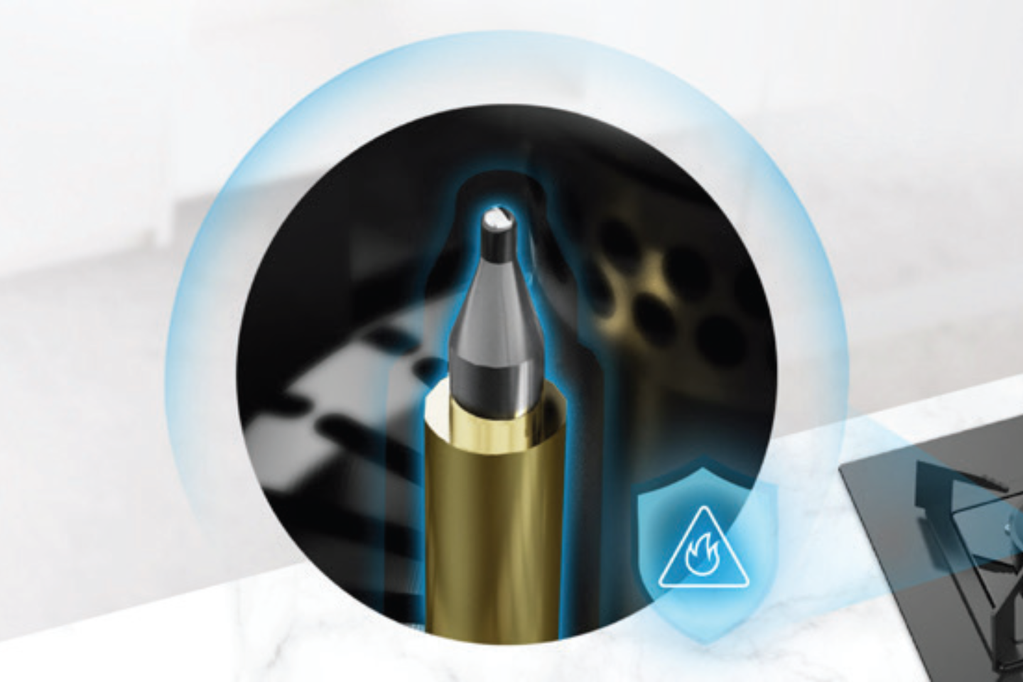 TEMP-SENSING FLAME FAILURE PROTECTION,GUARD YOUR SAFETY CONSCIOUSLY