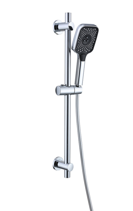 Shower Bar Set - Chrome