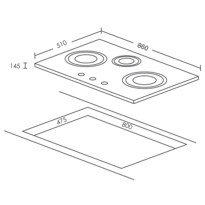 Robam Cooker Hob