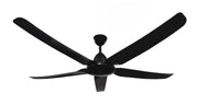 Rezo DC Motor Ceiling Fan- (40 '") 5 ABS Blade with 9 Speed Remote control - Matte Black