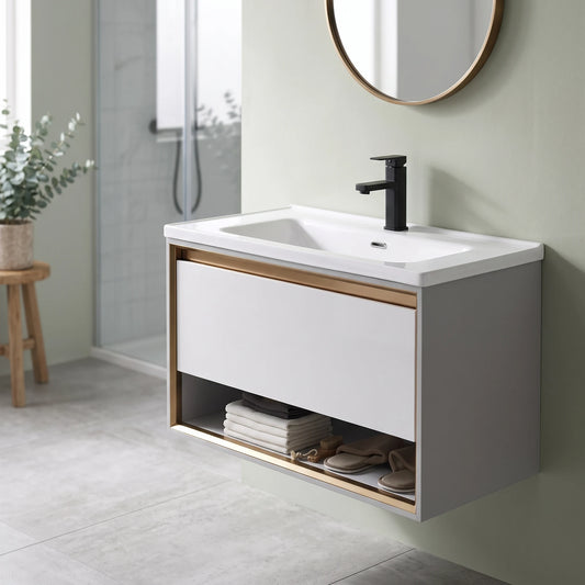 SUS304 Main Basin Cabinet in a room setting