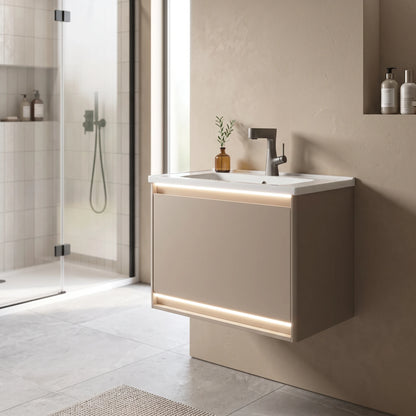PVC Basin Cabinet Set in a room setting