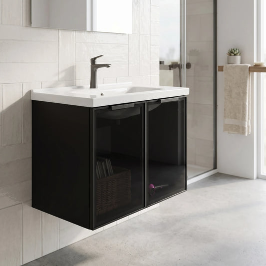 SUS304 Basin Cabinet Set in a room setting