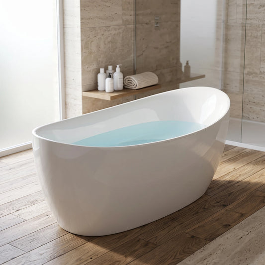Free Standing Bathtub in a room setting