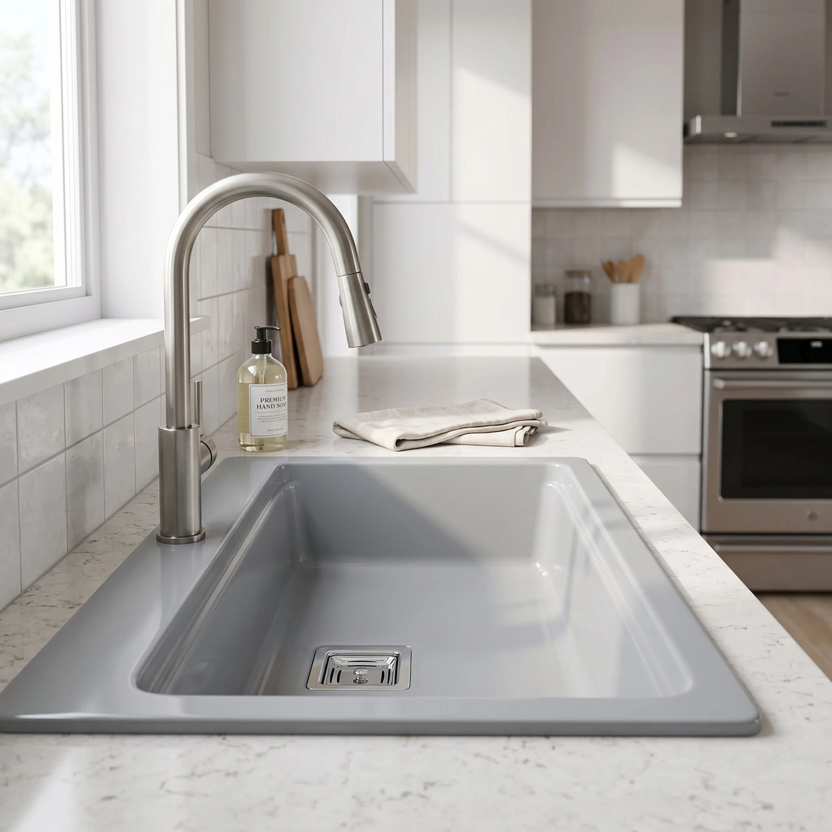 Granitetech Kitchen Sink in a room setting