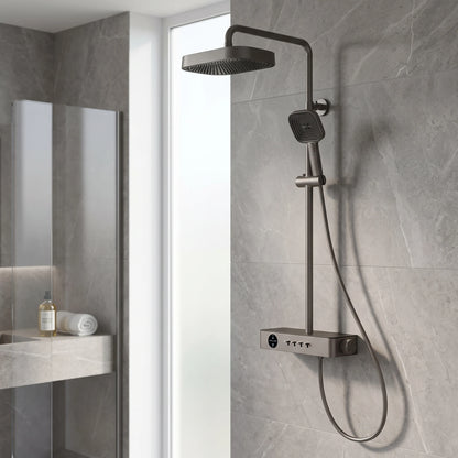 Exposed Shower Bar Set in a room setting