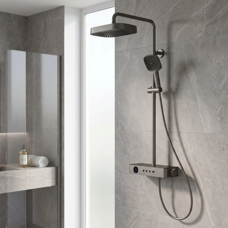 Exposed Shower Bar Set in a room setting