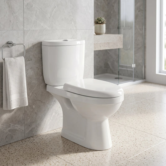 VIXI Washdown WC Complete Set (S-250mm) - White in a room setting
