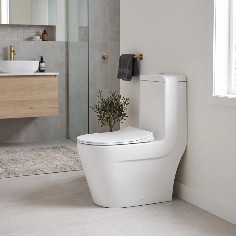 FALLON Children WC Complete Set (S-200mm) - White in a room setting