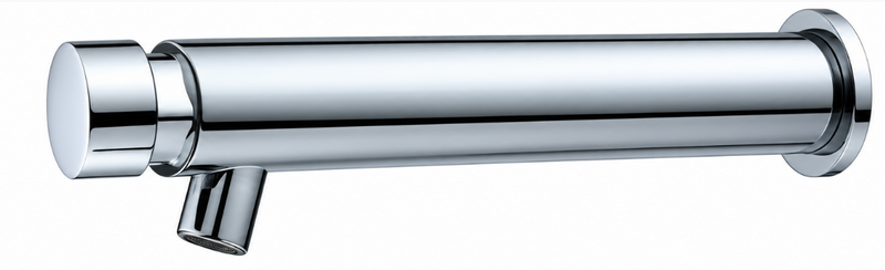 Wall Mounted Self Closing Tap - Chrome