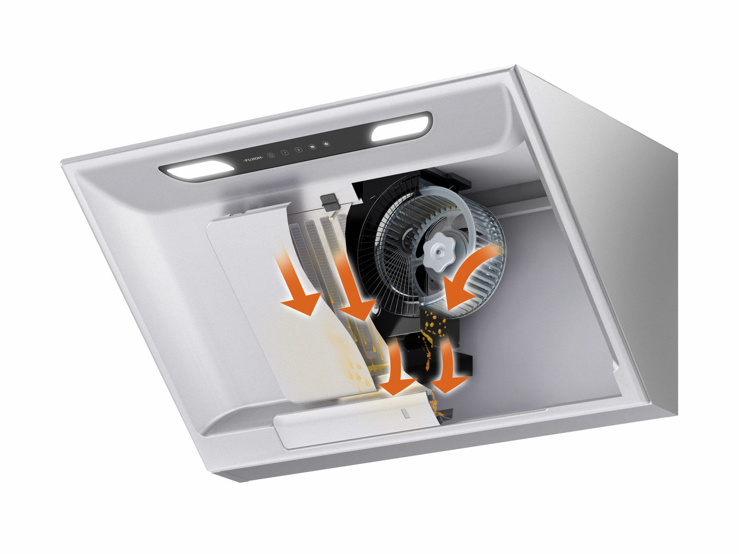 Fujioh Cooker Hood (Ventilation) - Rich Silver