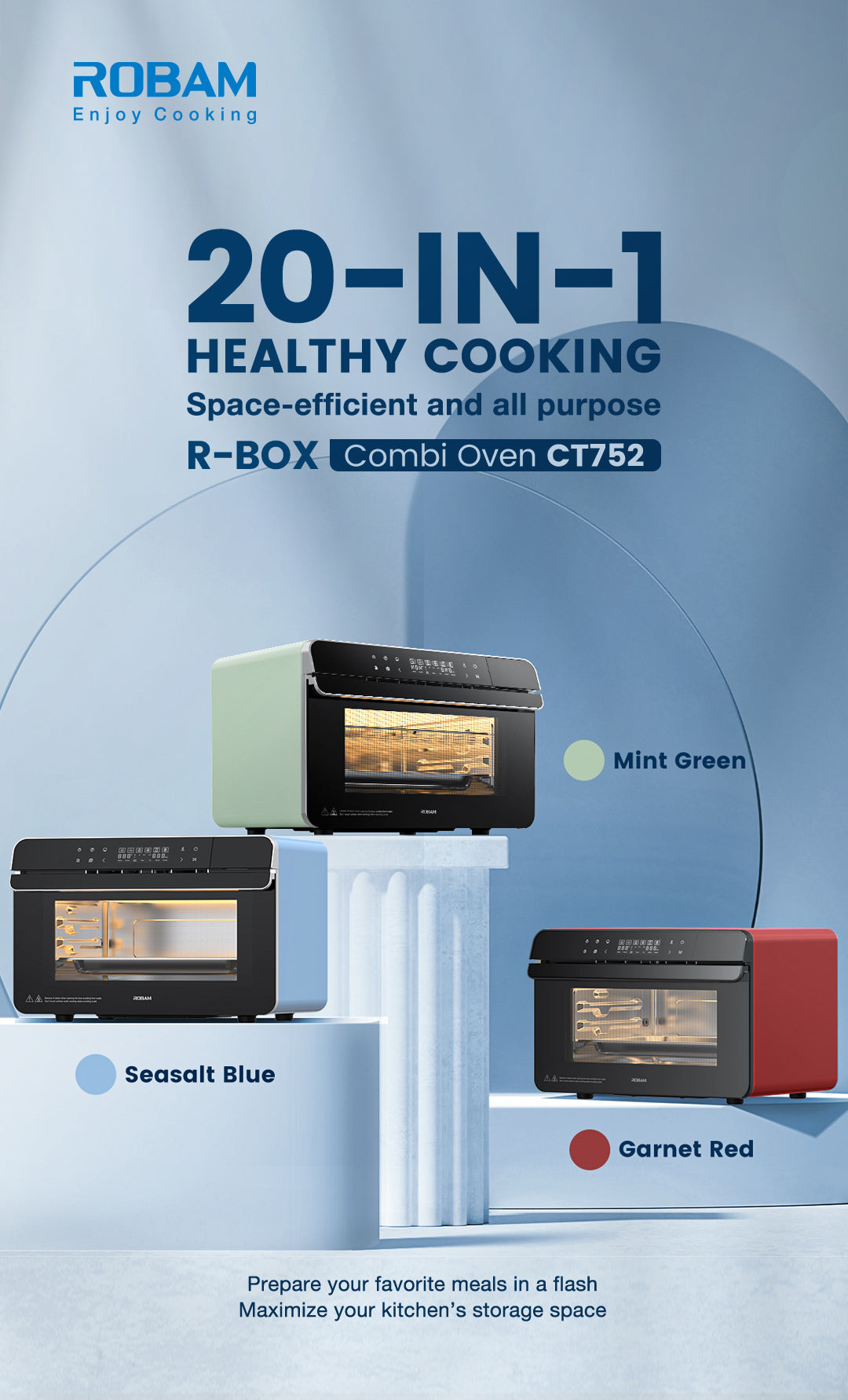 Robam Combi Oven-Red