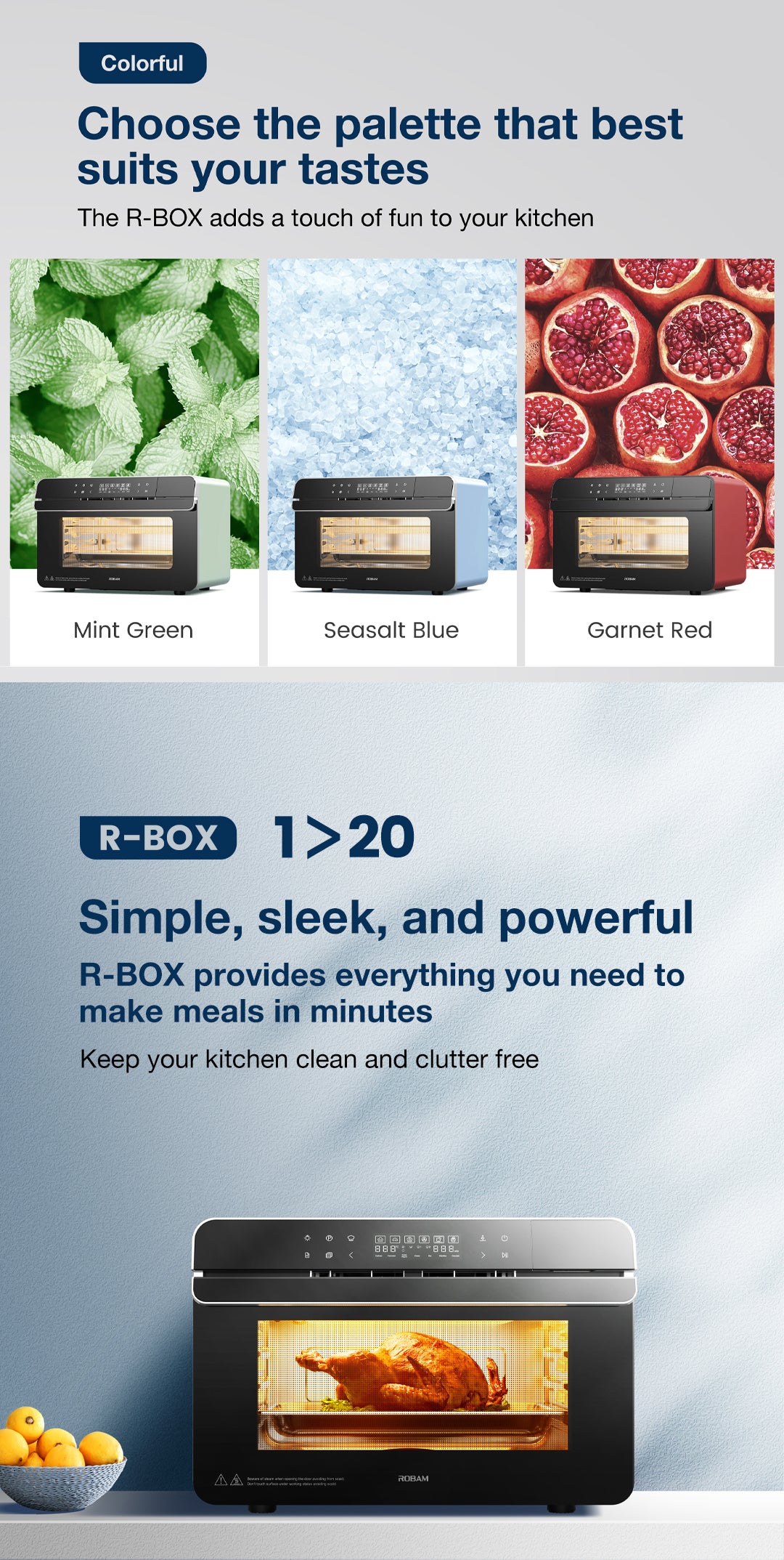 Robam Combi Oven-Blue