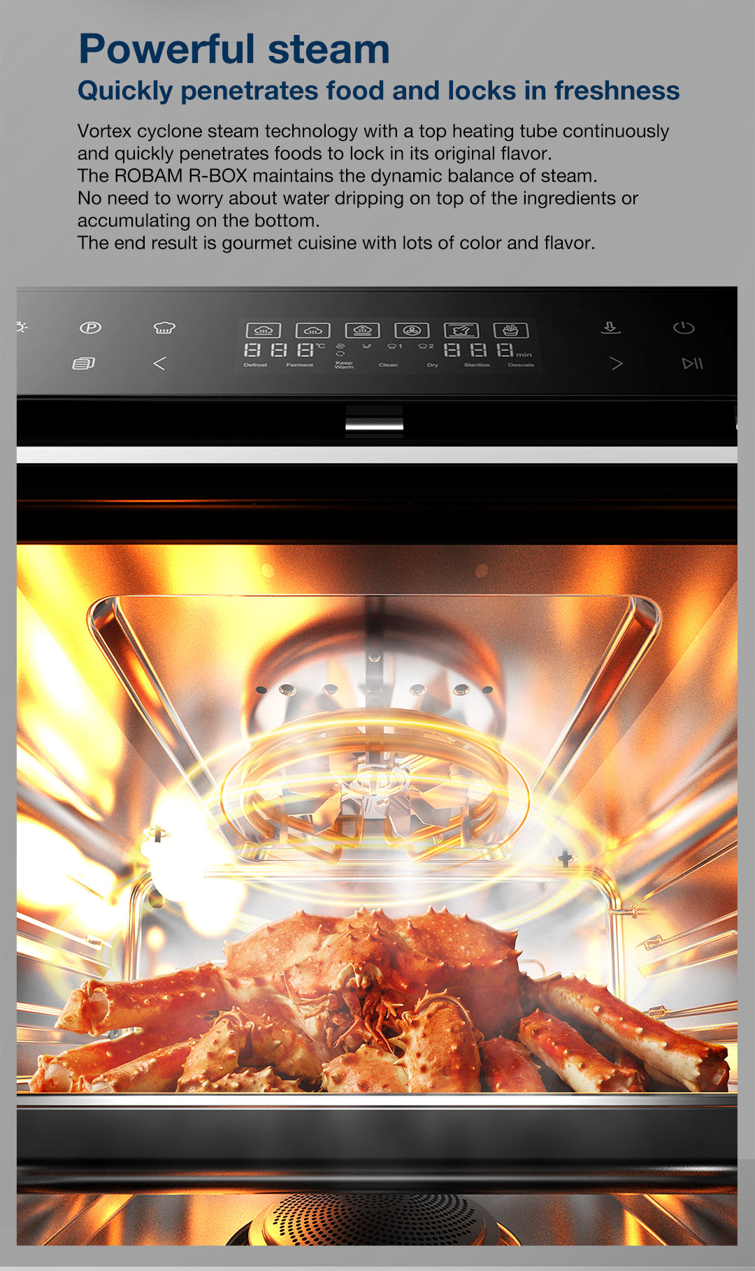 Robam Combi Oven-Red
