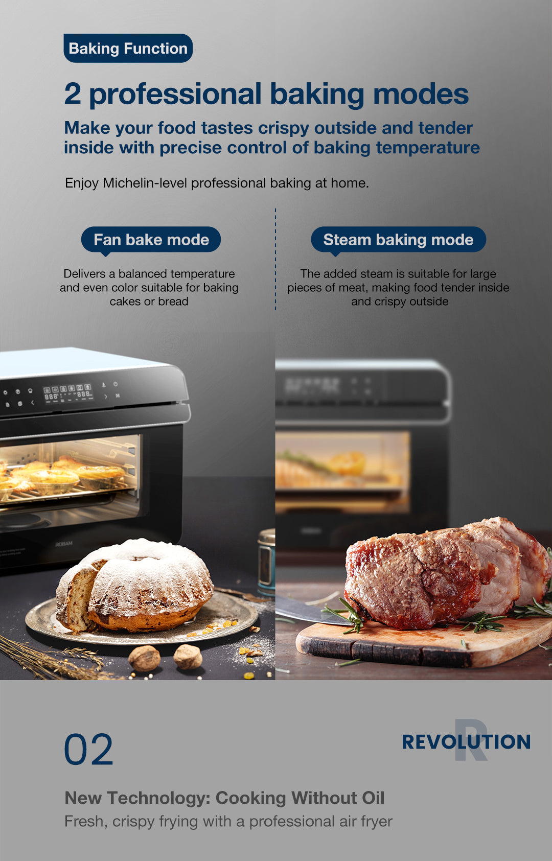 Robam Combi Oven-Blue