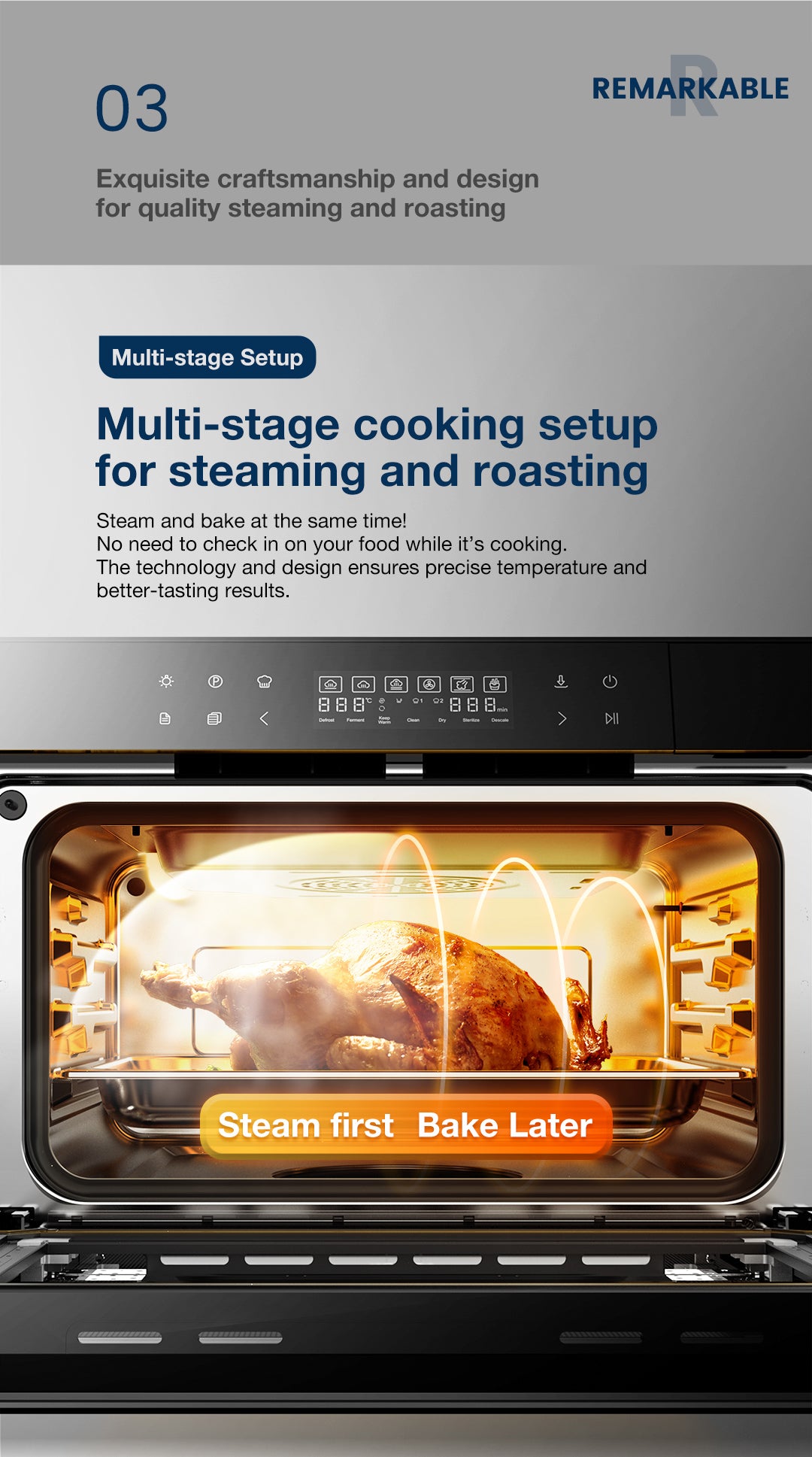 Robam Combi Oven-Red