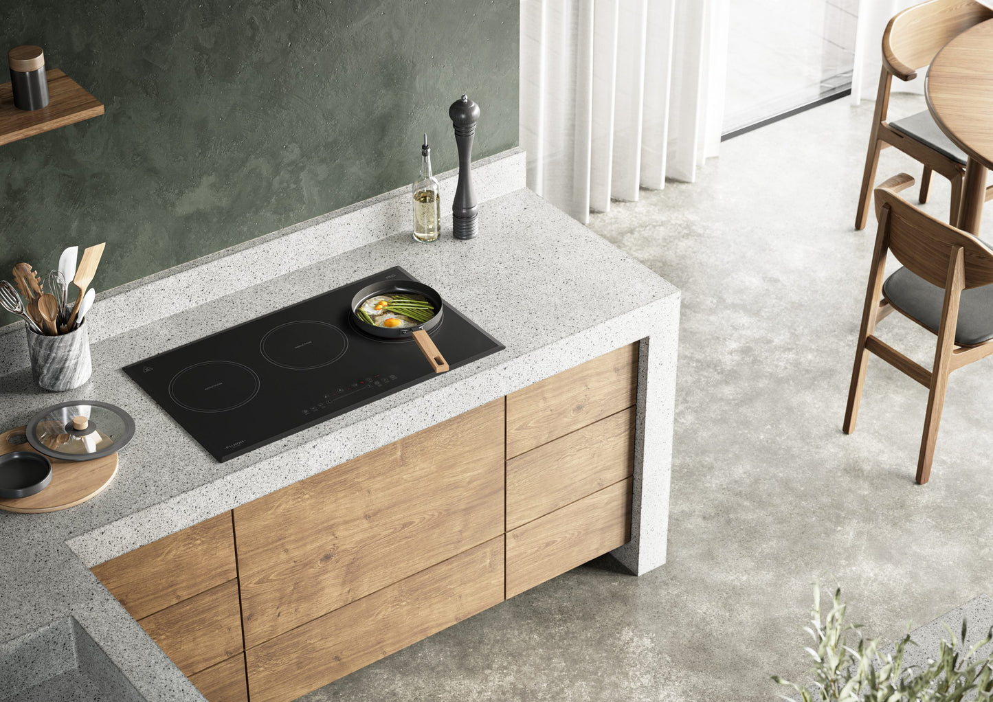 FUJIOH Hybrid Hob FH-IC7030 with Pan