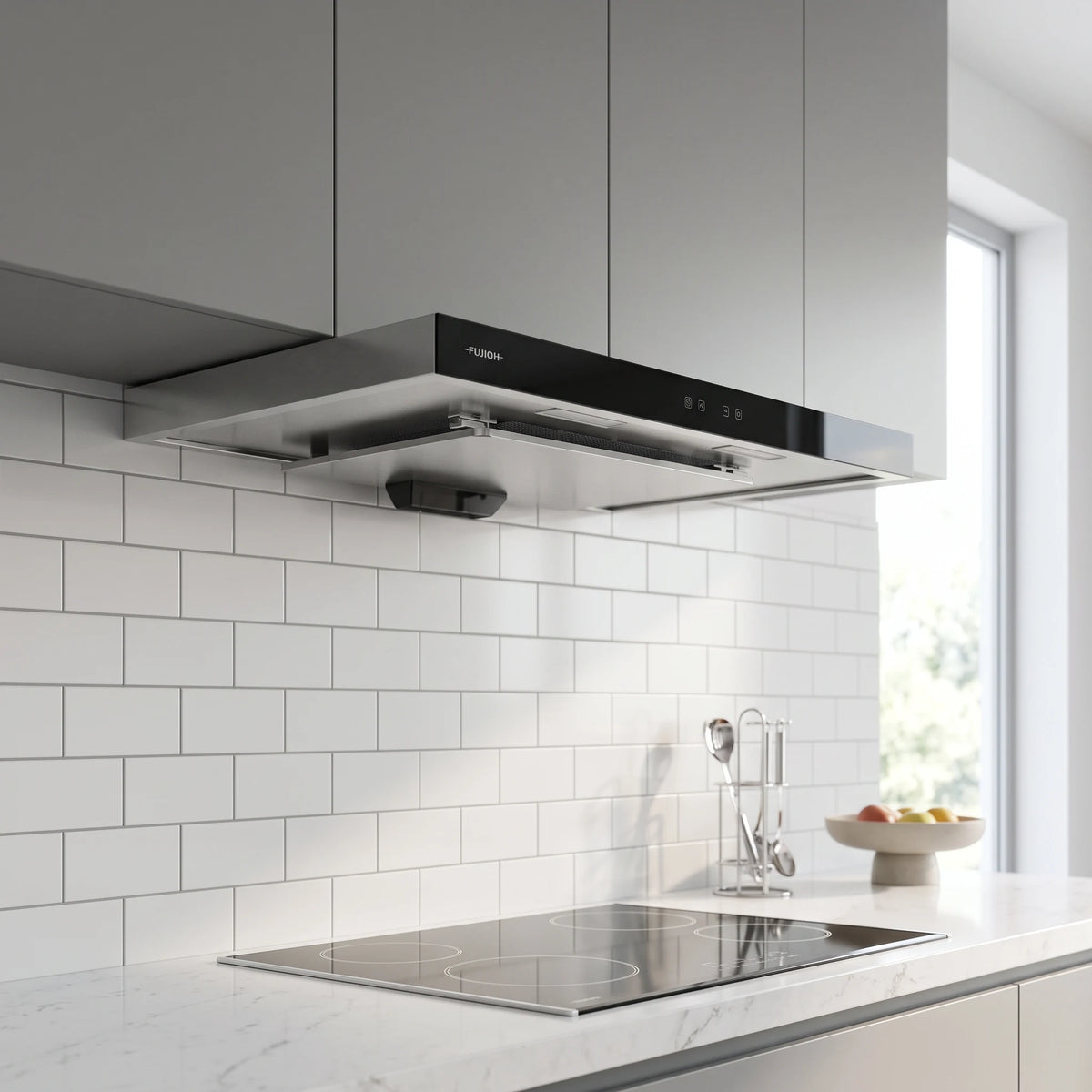 Fujioh Cooker Hood (Recycle) in a room setting
