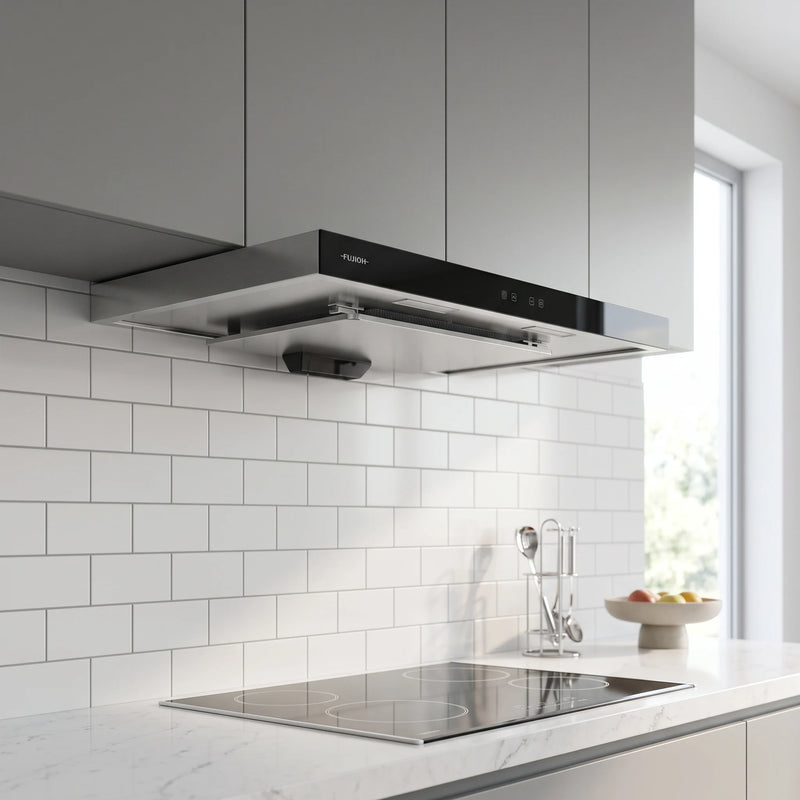 Fujioh Cooker Hood (Recycle) in a room setting